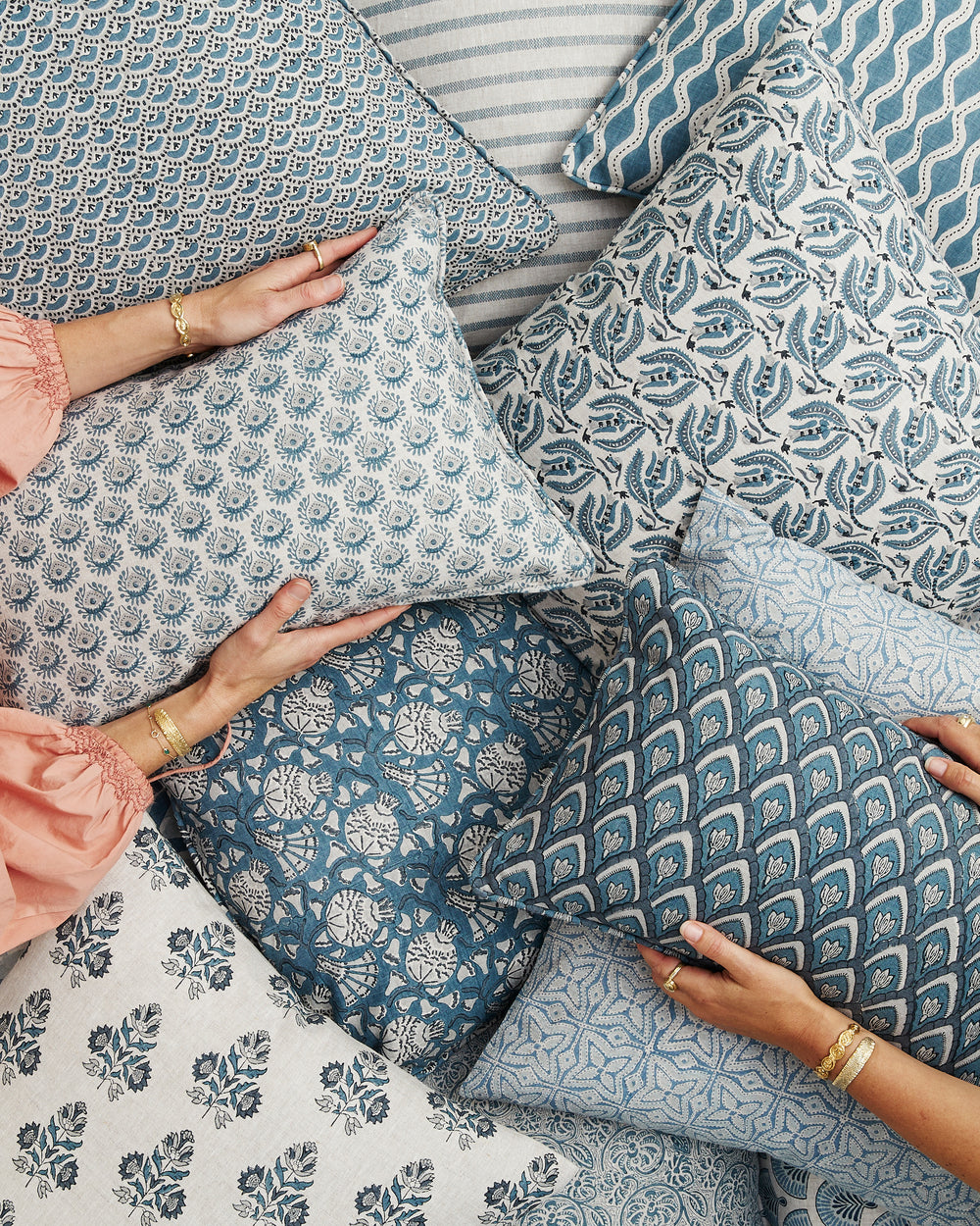 Broccato Mineral Cushion