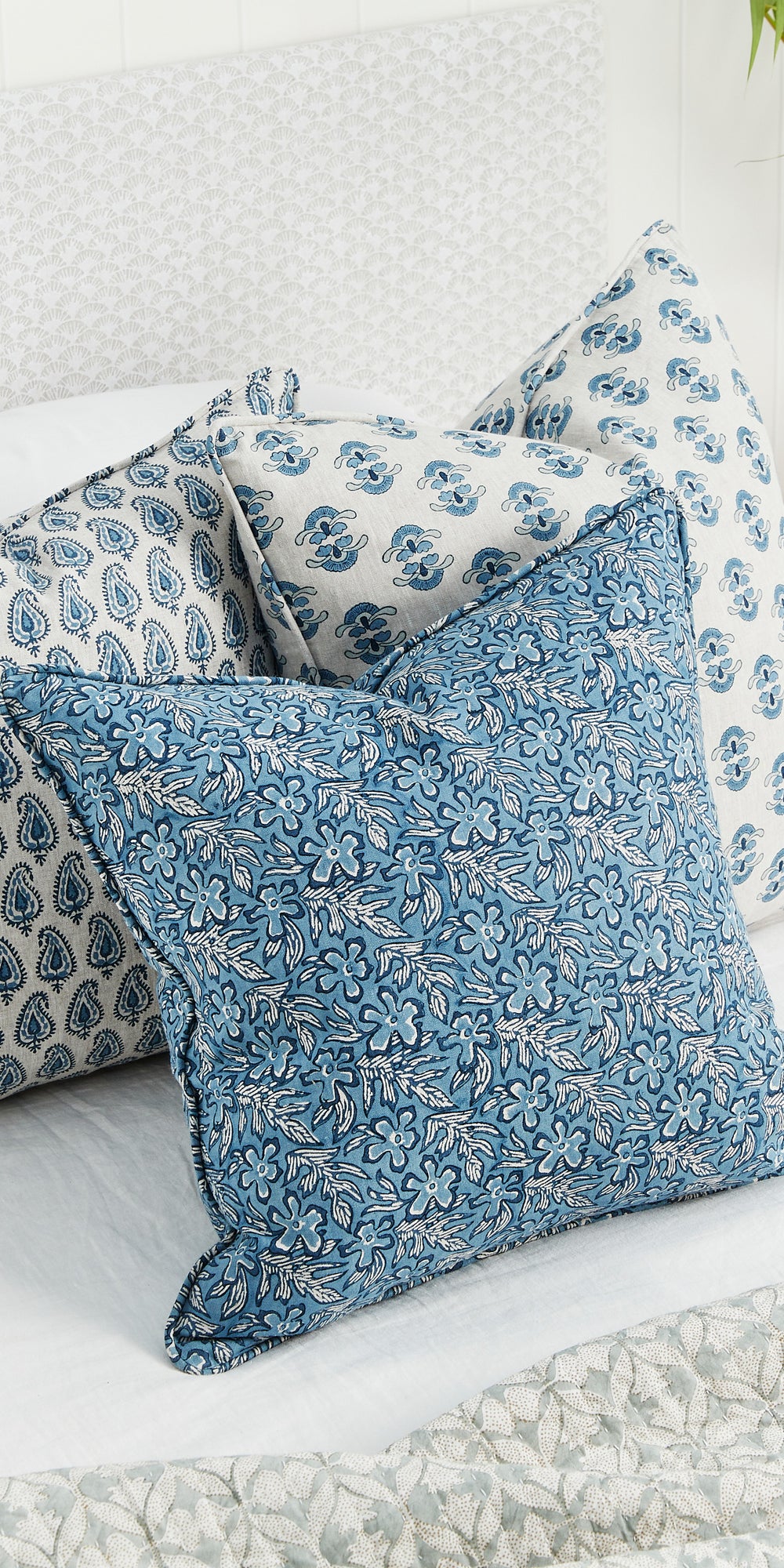 Sundara Azure Pillowcase in - Cushions - Walter G Australia