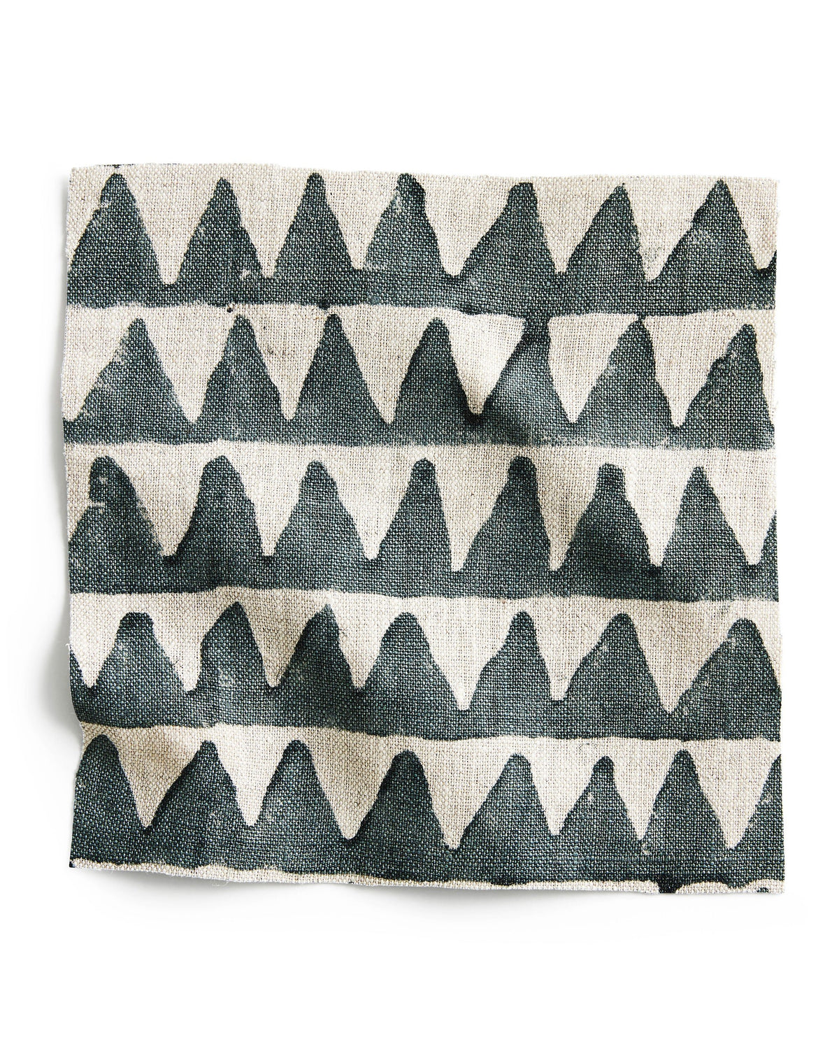 Pyramids Slate linen swatch