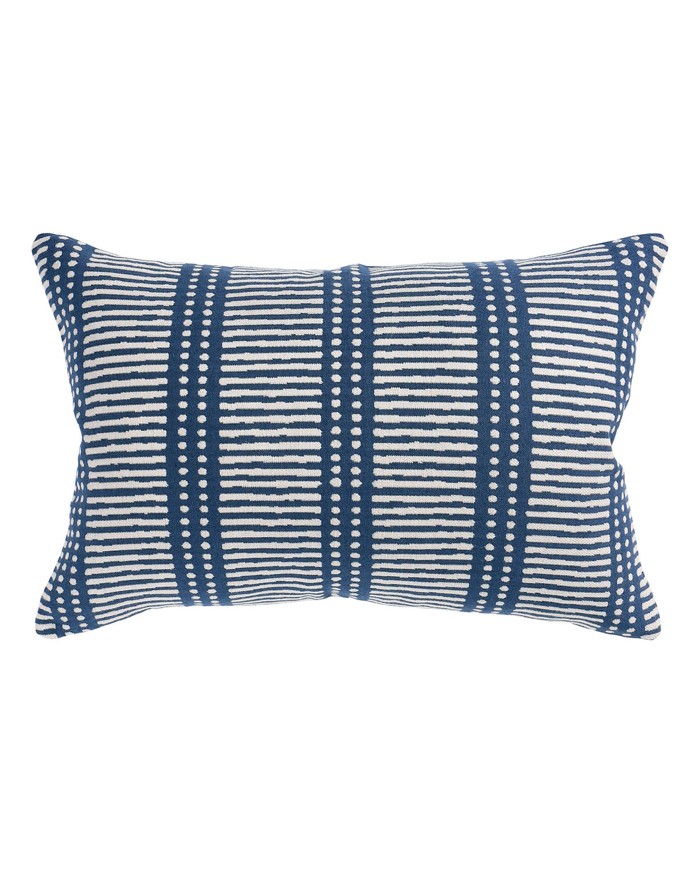 Dash Dot Atlantic Outdoor Rectangle Pillow
