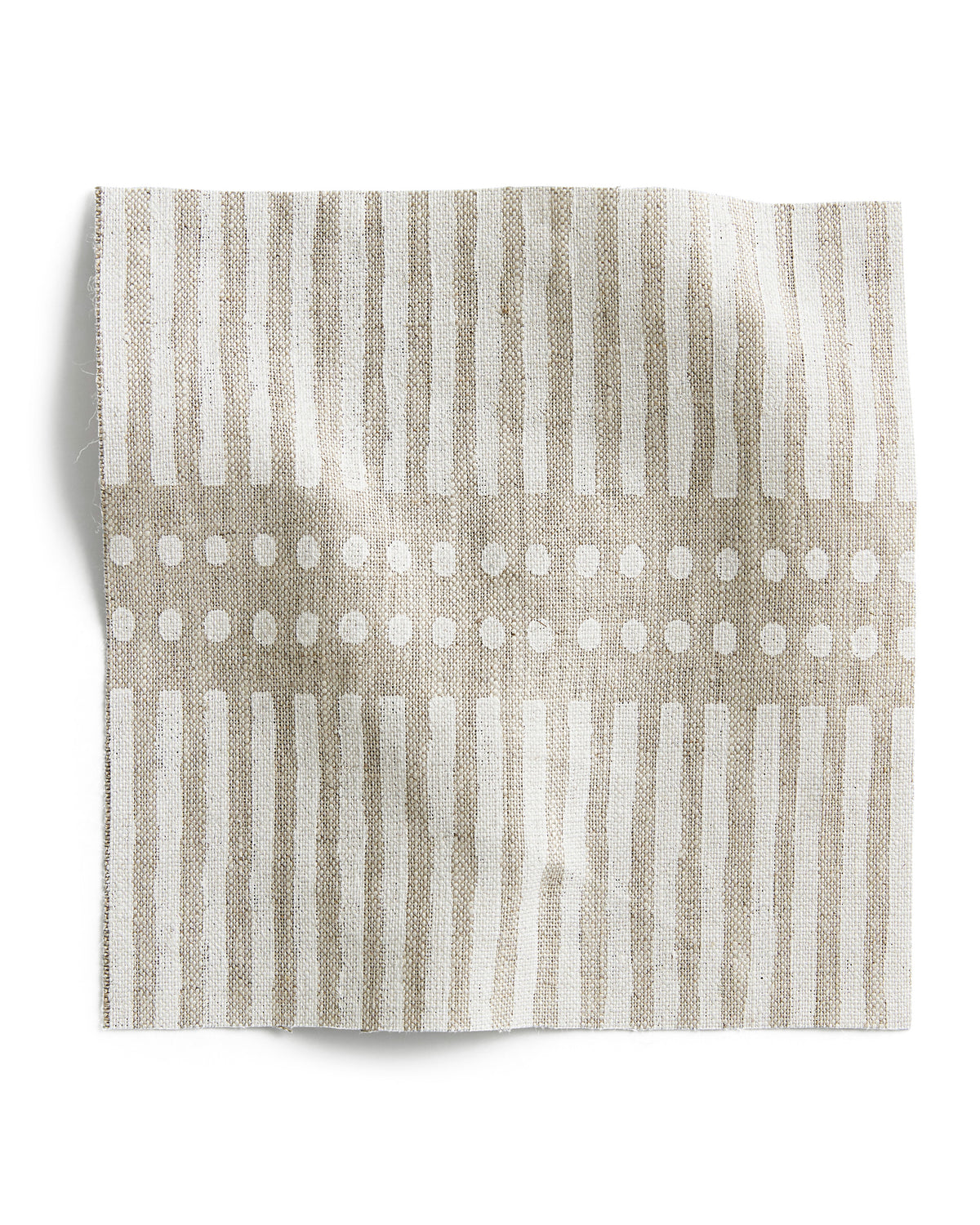 Dash Dot Chalk Linen