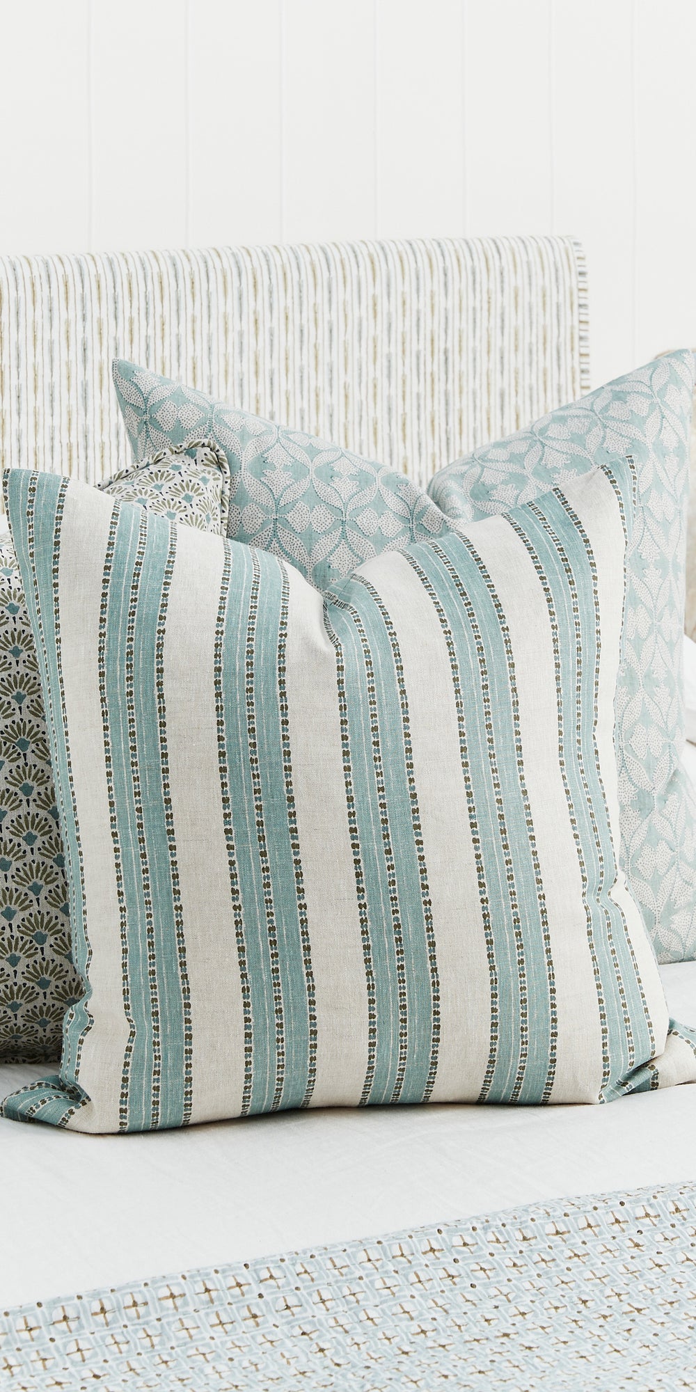 Pharaoh Slate Pillowcase in - Cushions - Walter G Australia