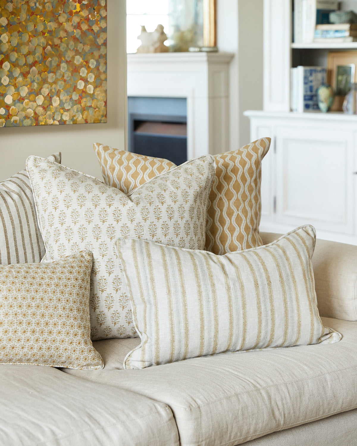 Etoile Saffron Pillowcase