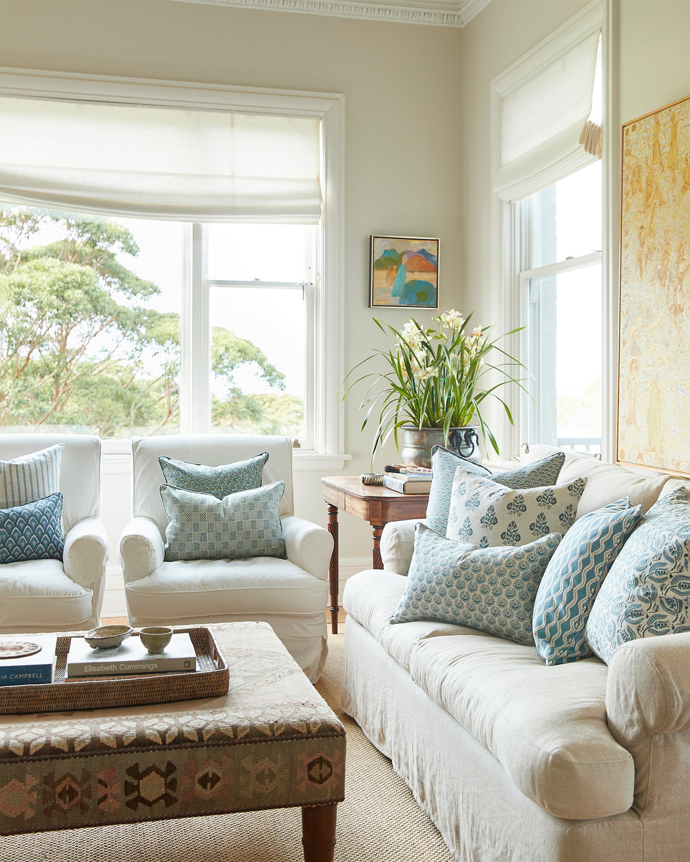 Broccato Mineral Cushion