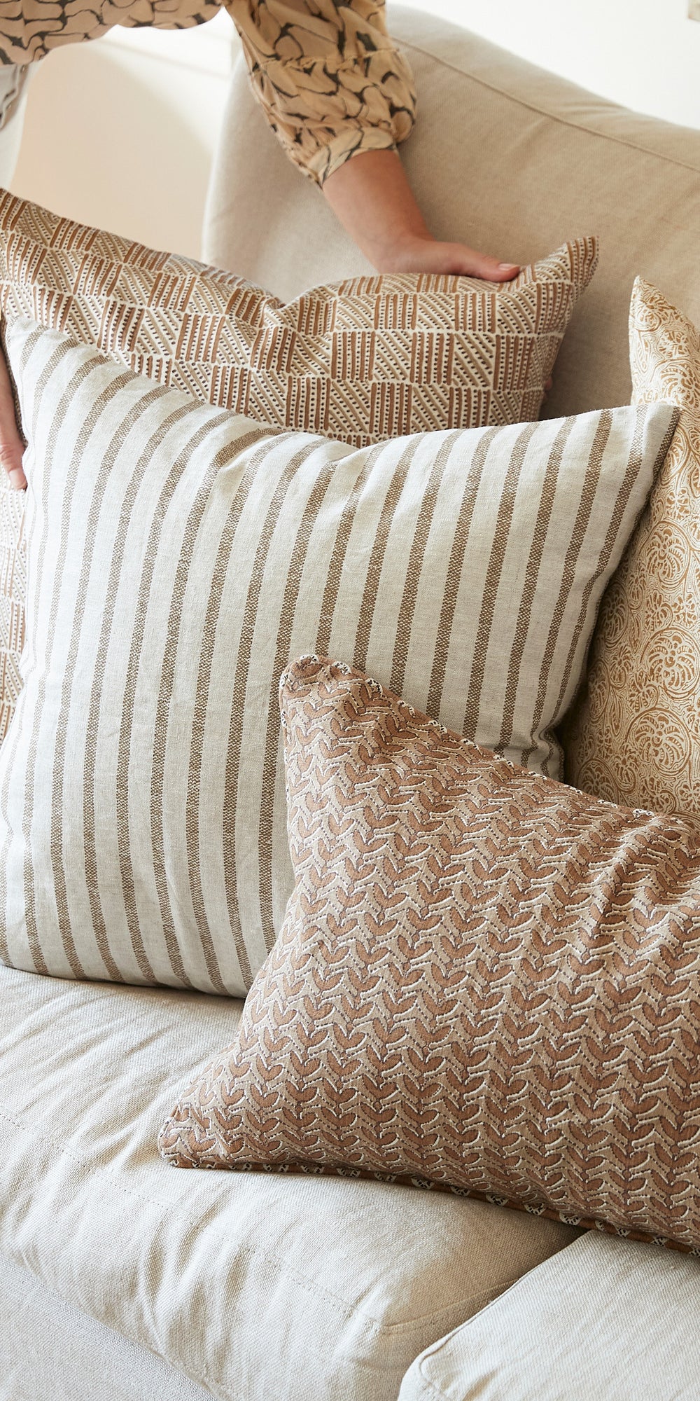 Aswan Toffee Pillowcase