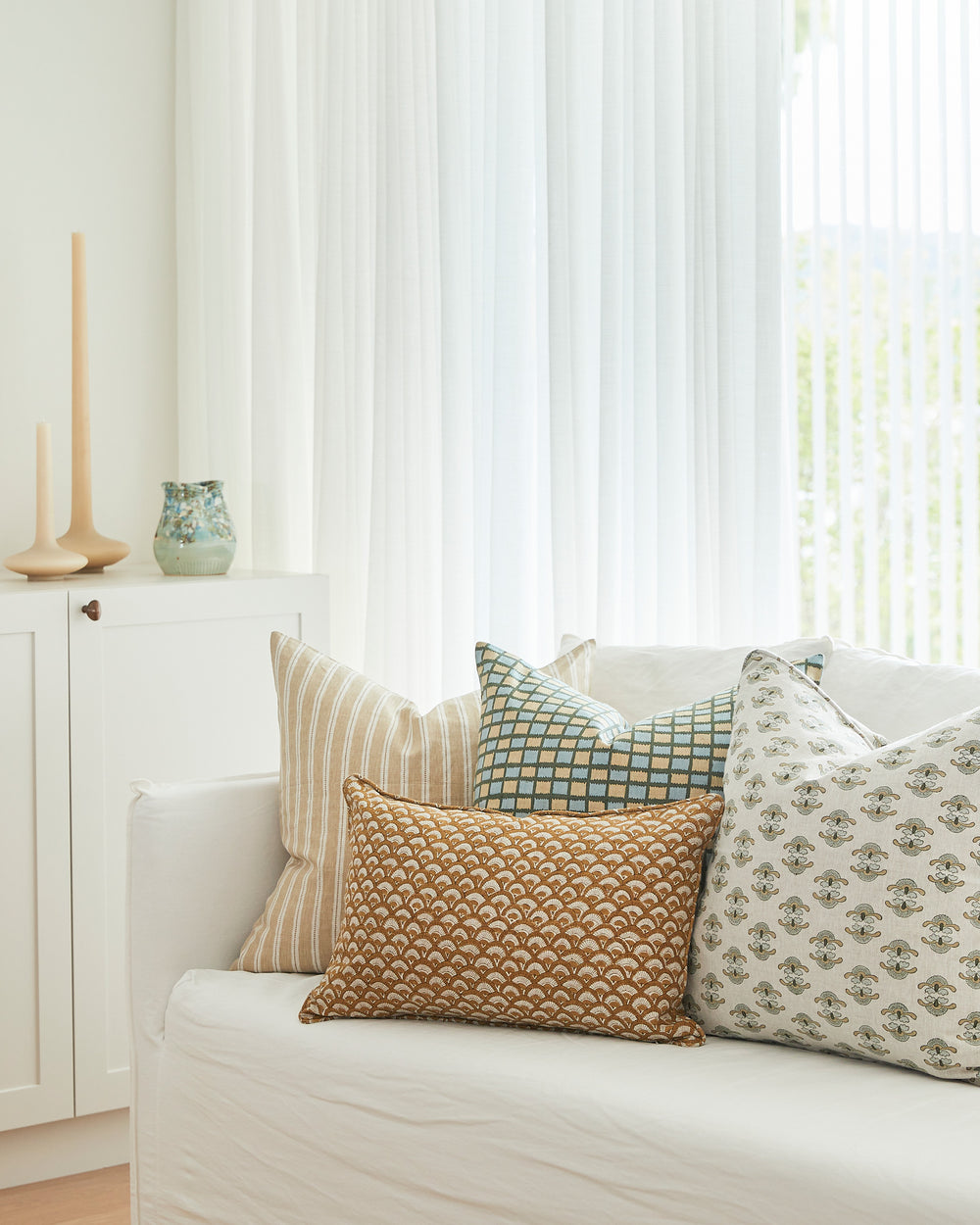 Rinella Saffron Pillowcase in - Cushions - Walter G Australia