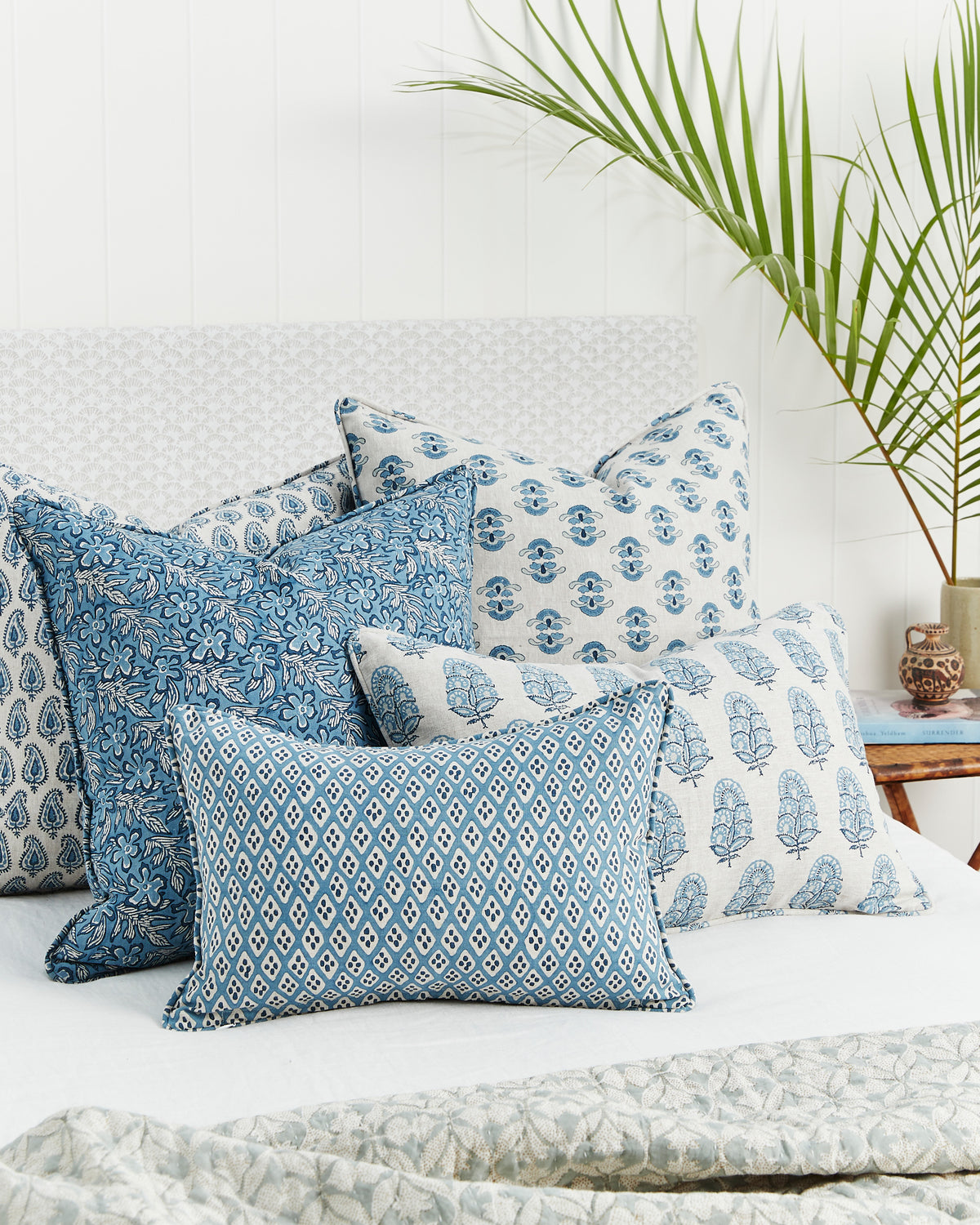 Zardosi Azure Pillowcase