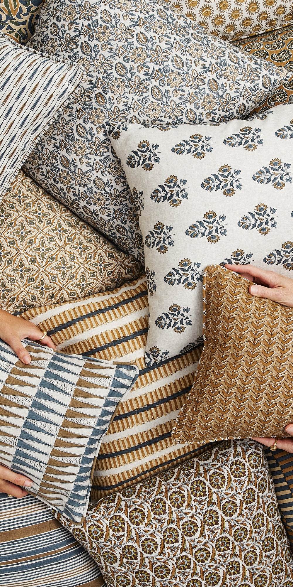 Ankara Walnut Pillowcase in - Cushions - Walter G Australia