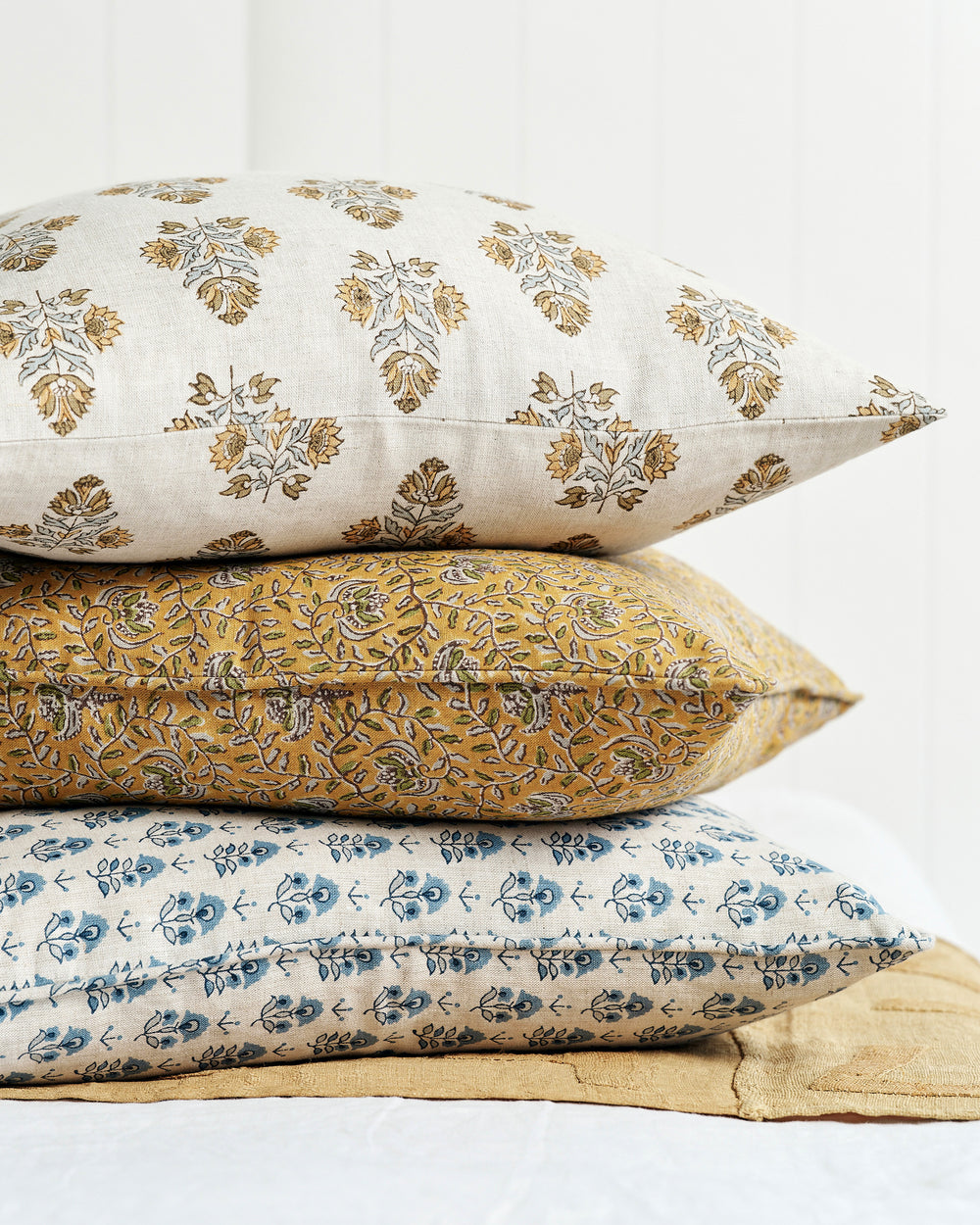 Ubud Golden Pillowcase in - Cushions - Walter G Australia