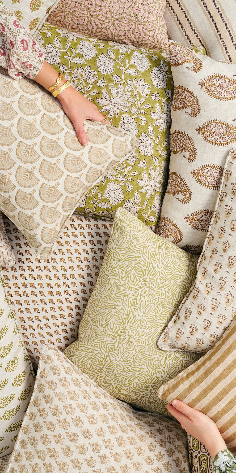 Bodrum Shell Pillowcase in - Cushions - Walter G Australia