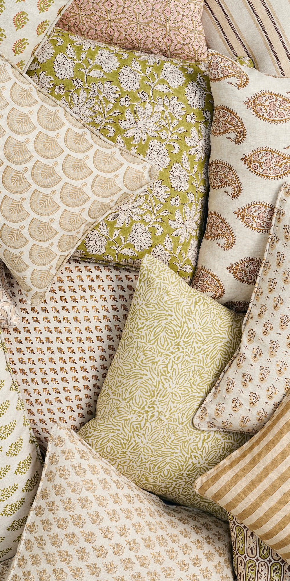 Sanganer Elm Pillowcase in - Cushions - Walter G Australia