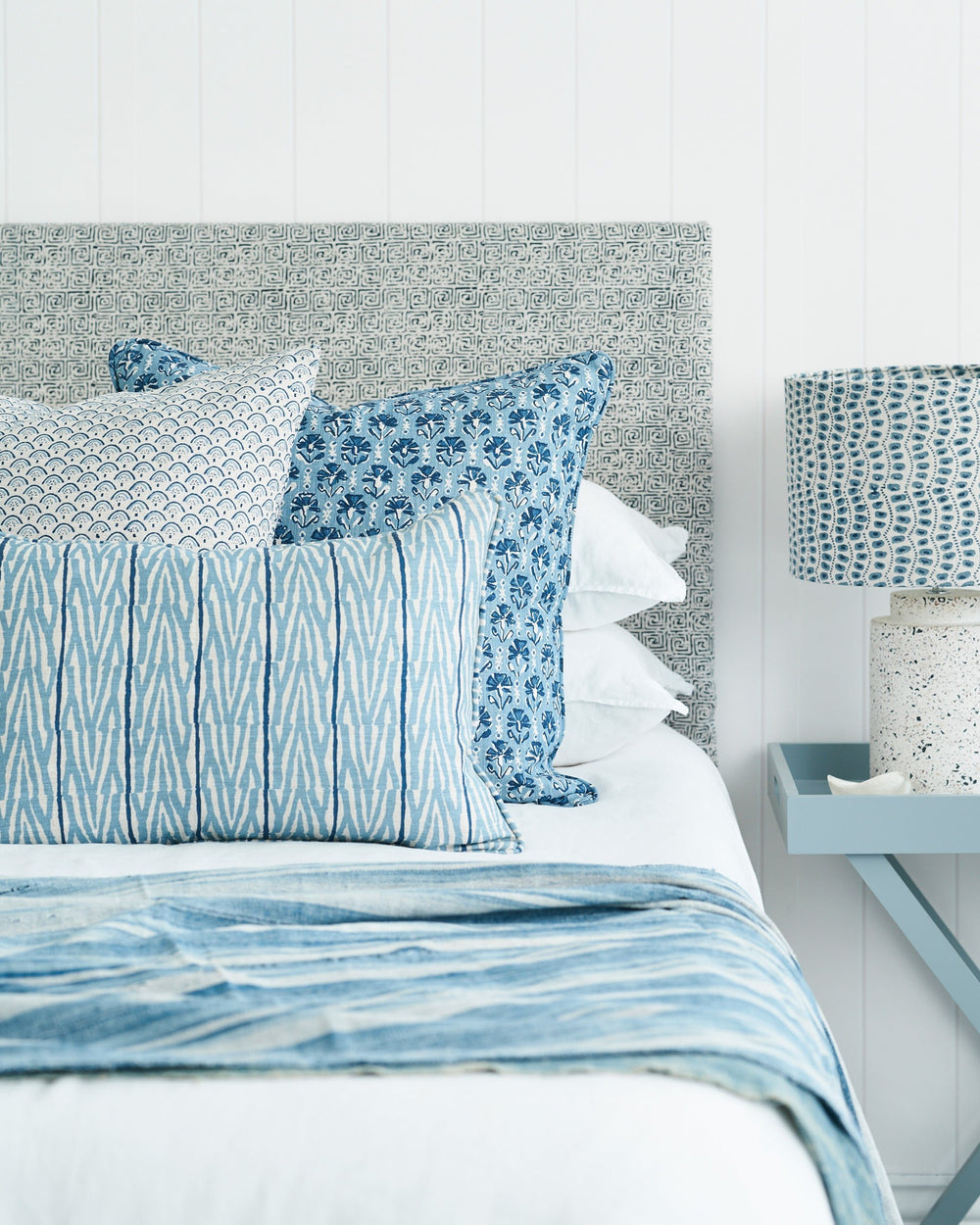 Amulet Azure Linen in - Fabric - Walter G Australia