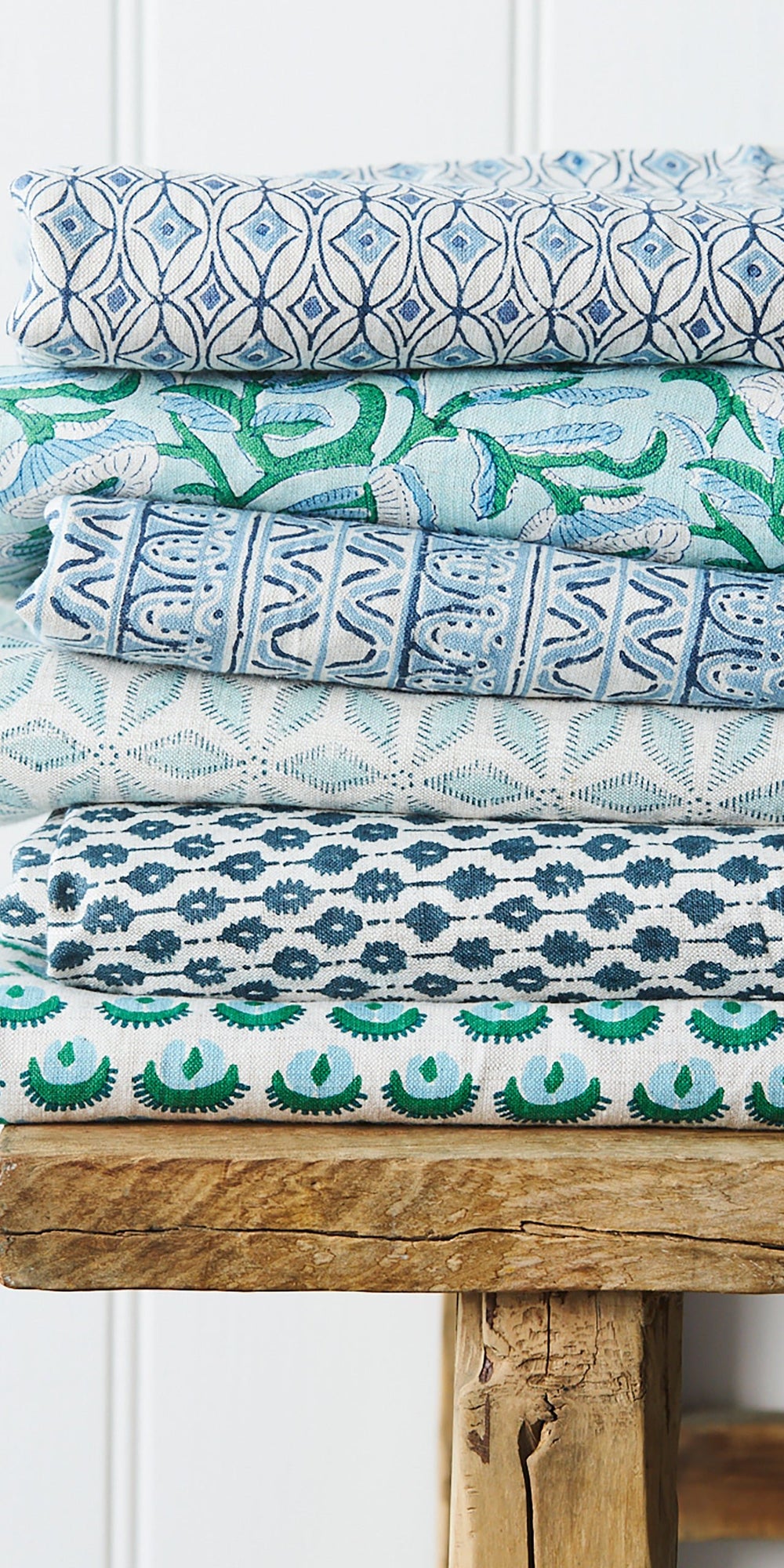 Condesa Azure Linen in - Fabric - Walter G Australia