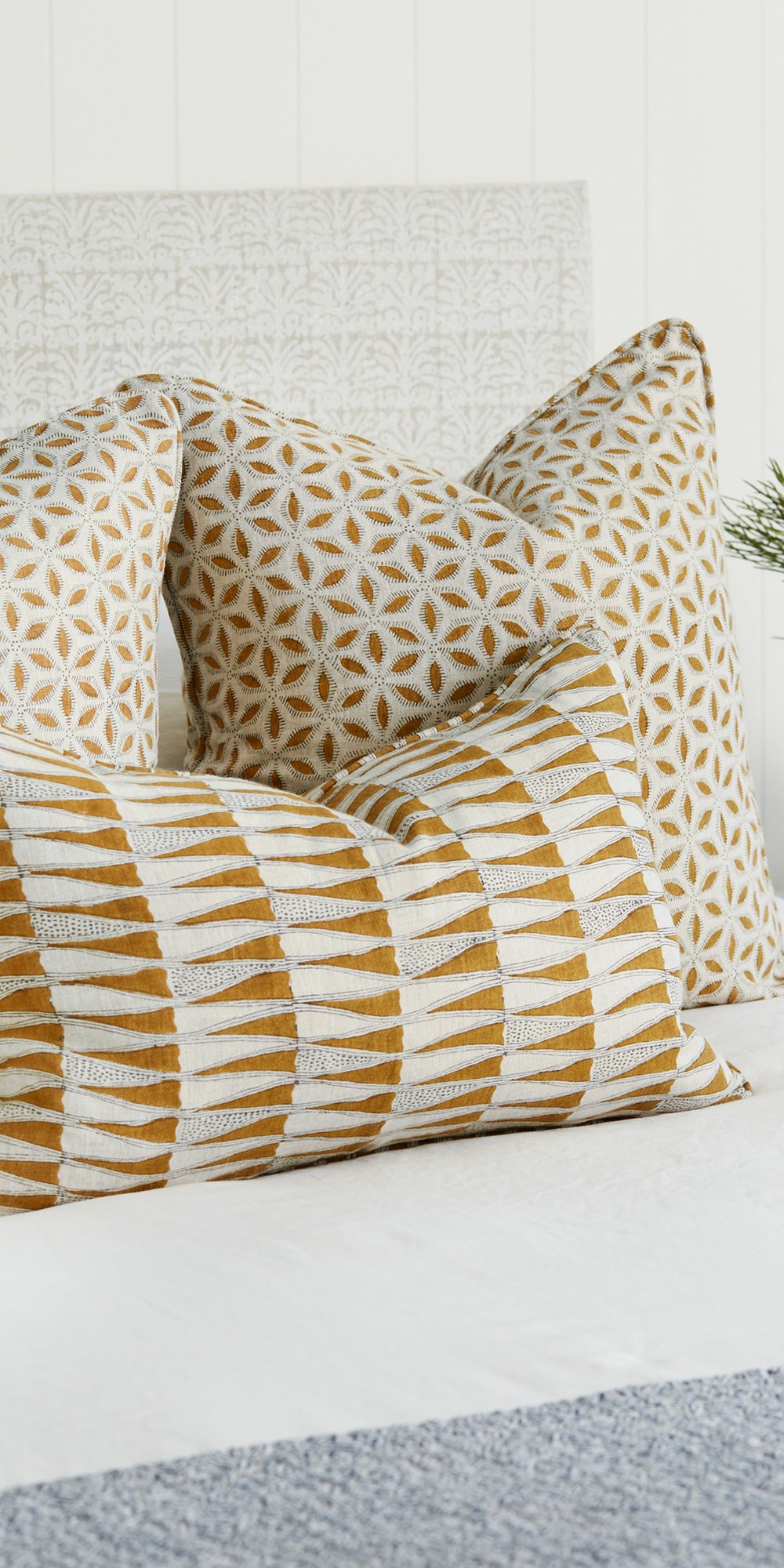 Tangier Saffron Linen in - Fabric - Walter G Australia