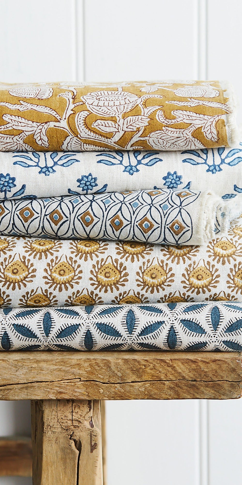 Marbella Saffron Linen in - Fabric - Walter G Australia