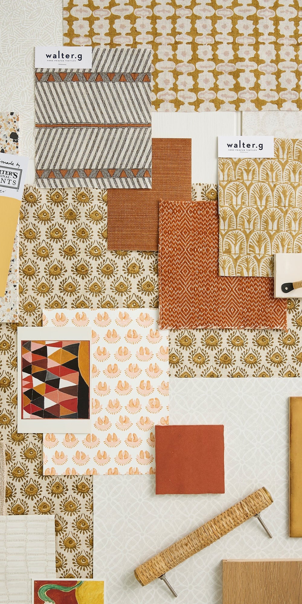 Lyon Saffron Linen in - Fabric - Walter G Australia