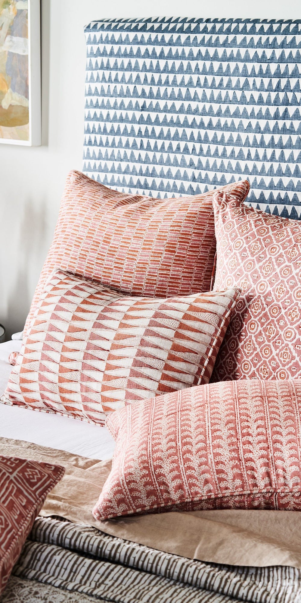 Pyramids Slate Linen in - Fabric - Walter G Australia