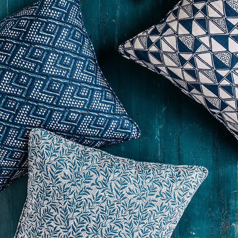 Granada Denim Cushion in - Cushions - Walter G Australia