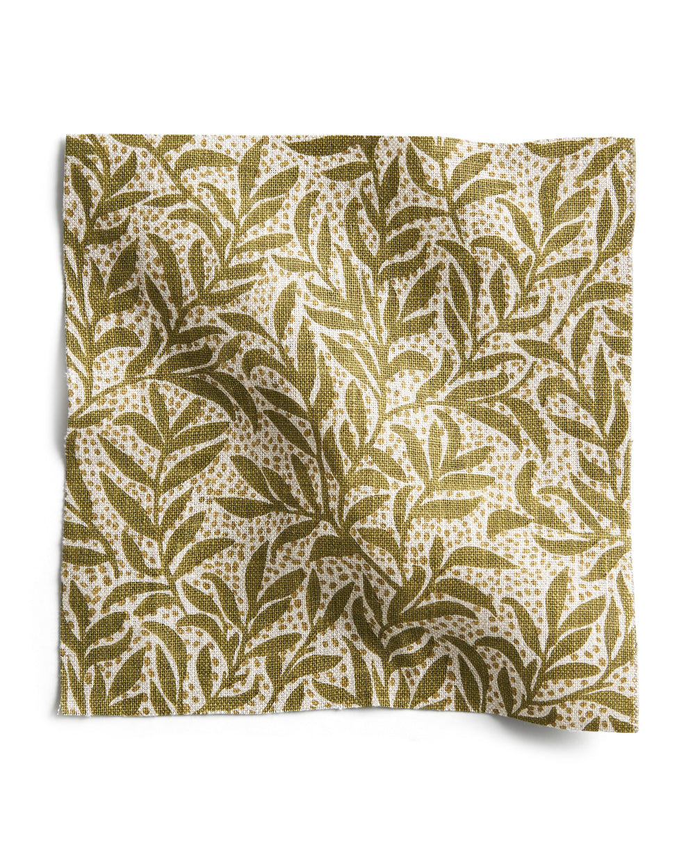 Granada Moss linen swatch