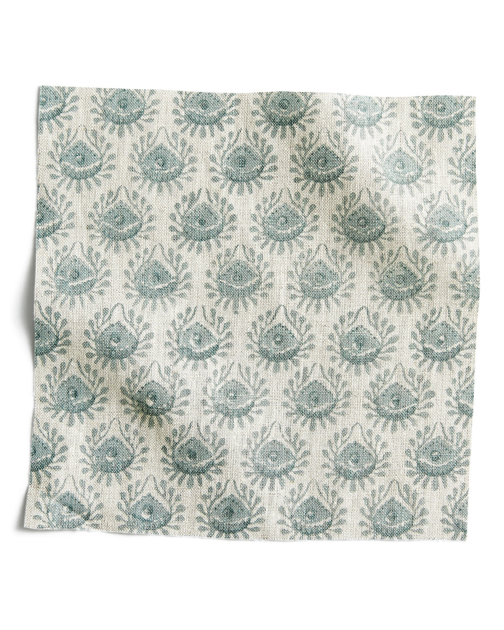 Lyon Celadon linen swatch