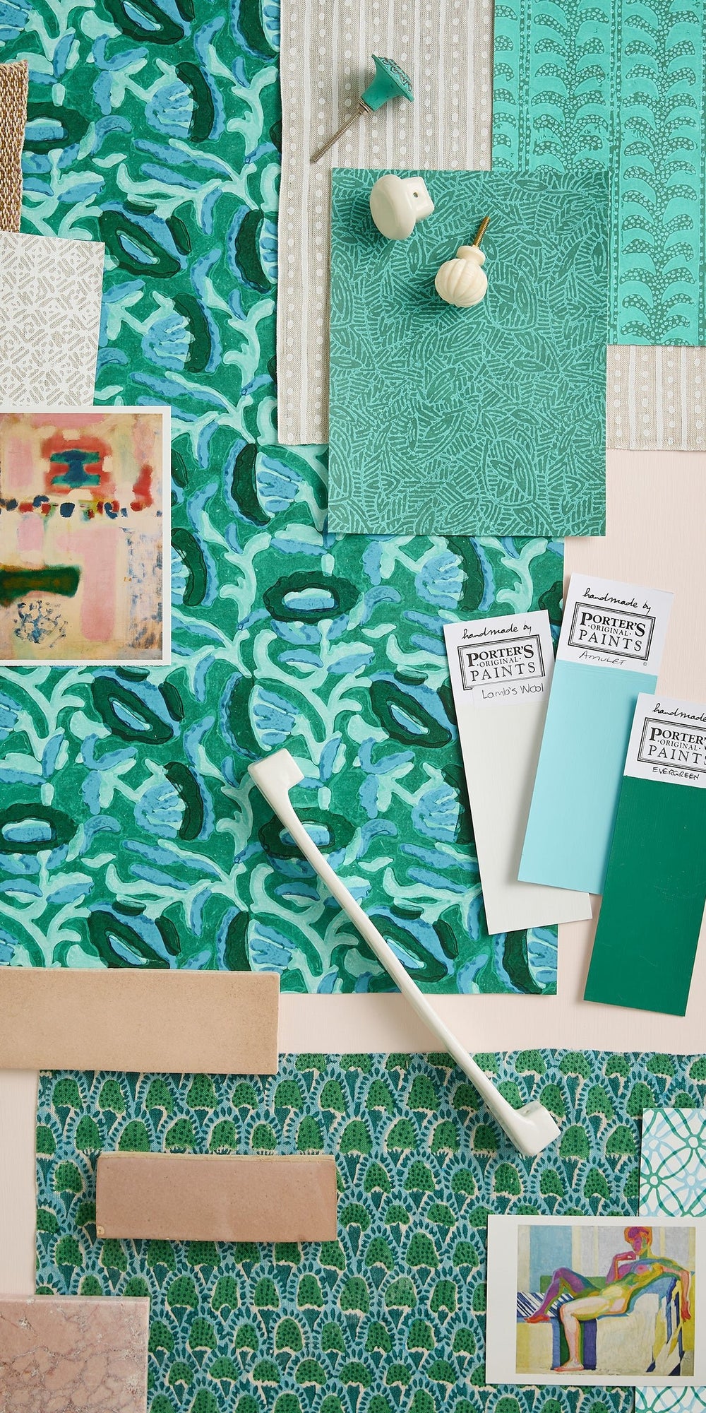 Batik Chalk Linen in - Fabric - Walter G Australia