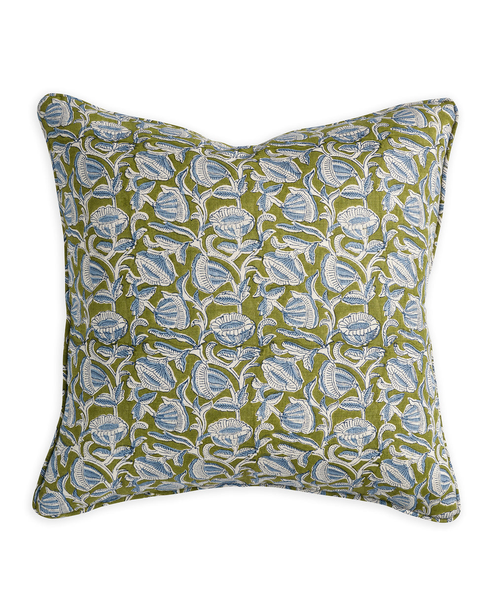Marbella Moss Azure Pillowcase