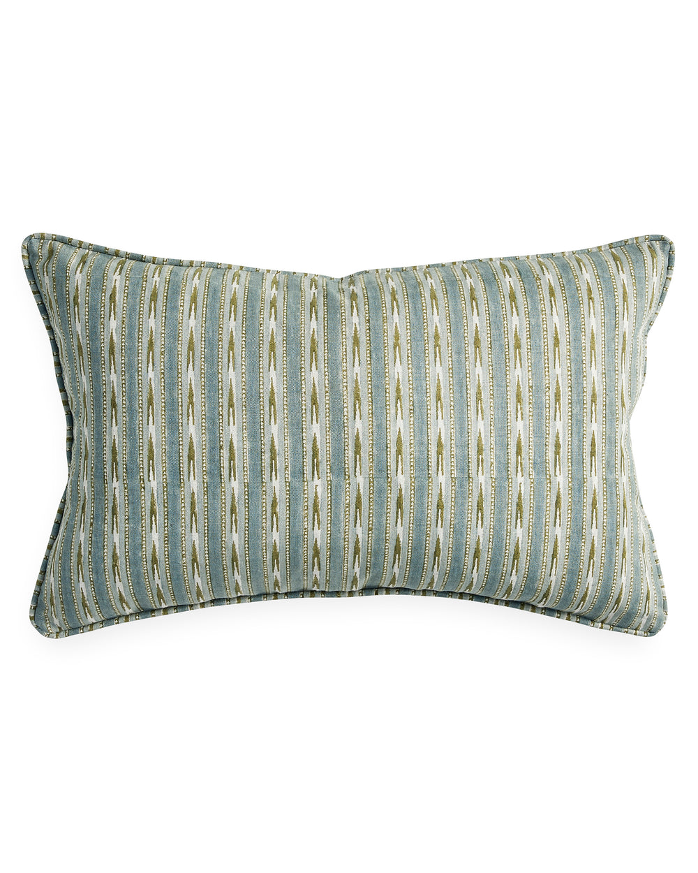 Mashru Celadon Moss Pillow