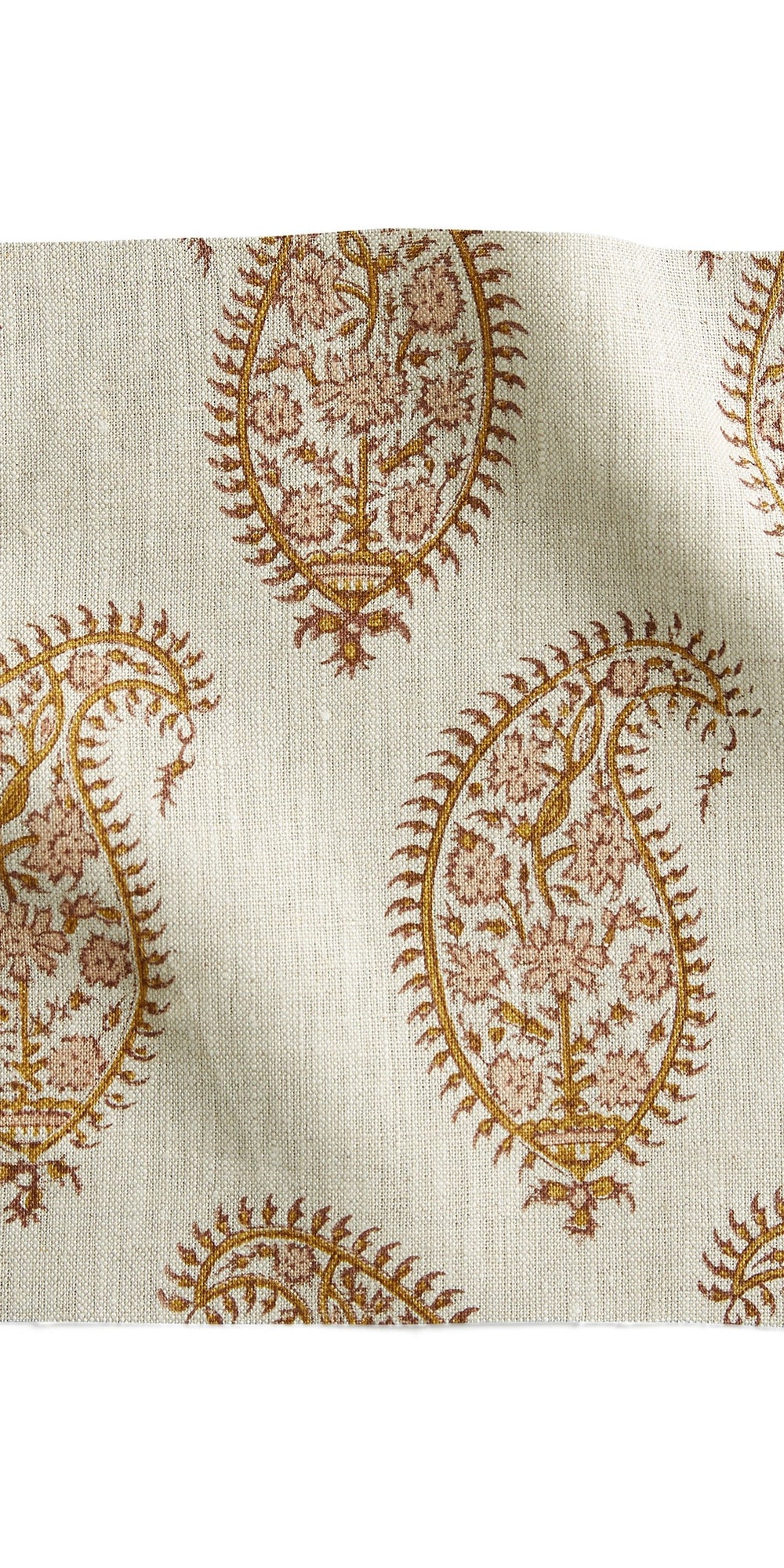 Paisley Petal linen swatch in - Swatches - Walter G Australia