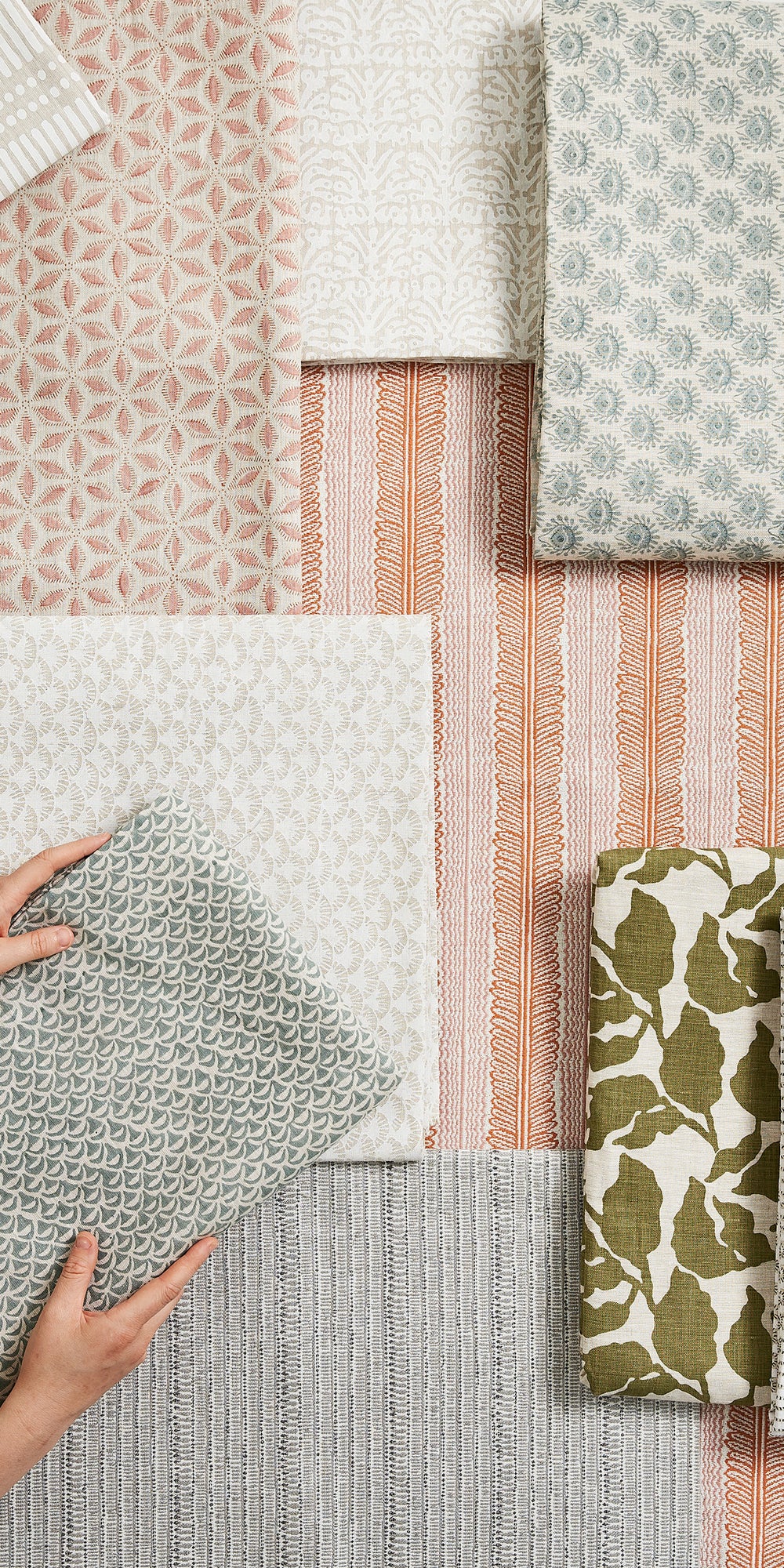 Anjuna Chalk Linen in - Fabric - Walter G Australia
