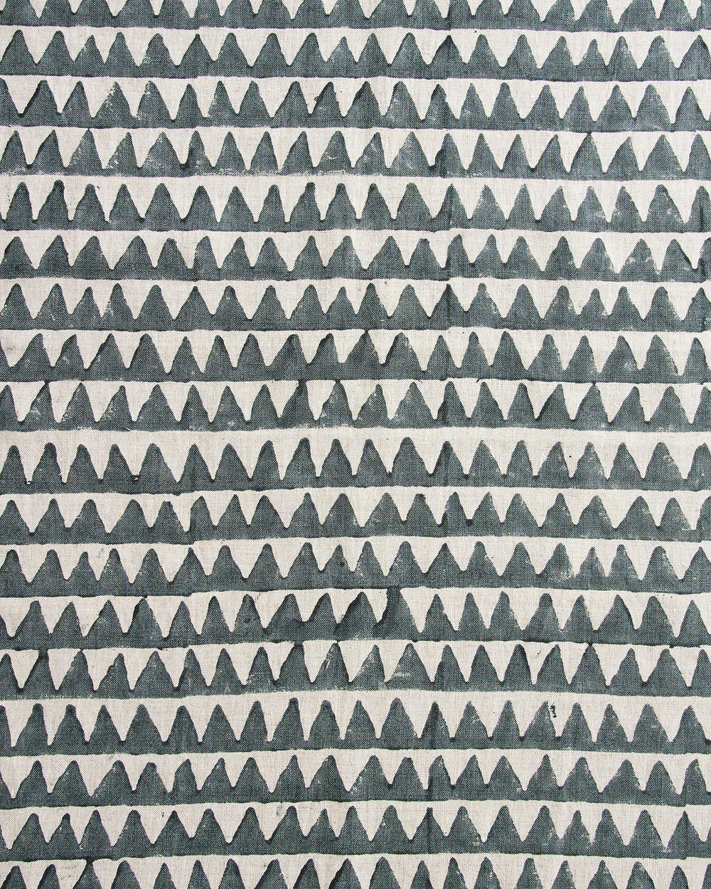 Pyramids Slate Linen
