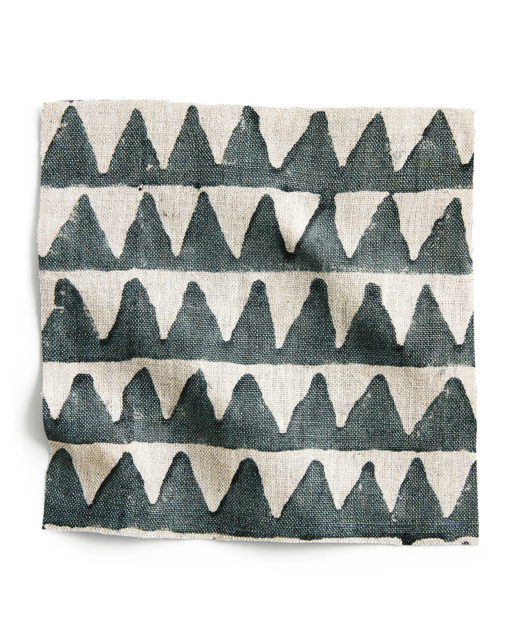 Pyramids Slate linen swatch
