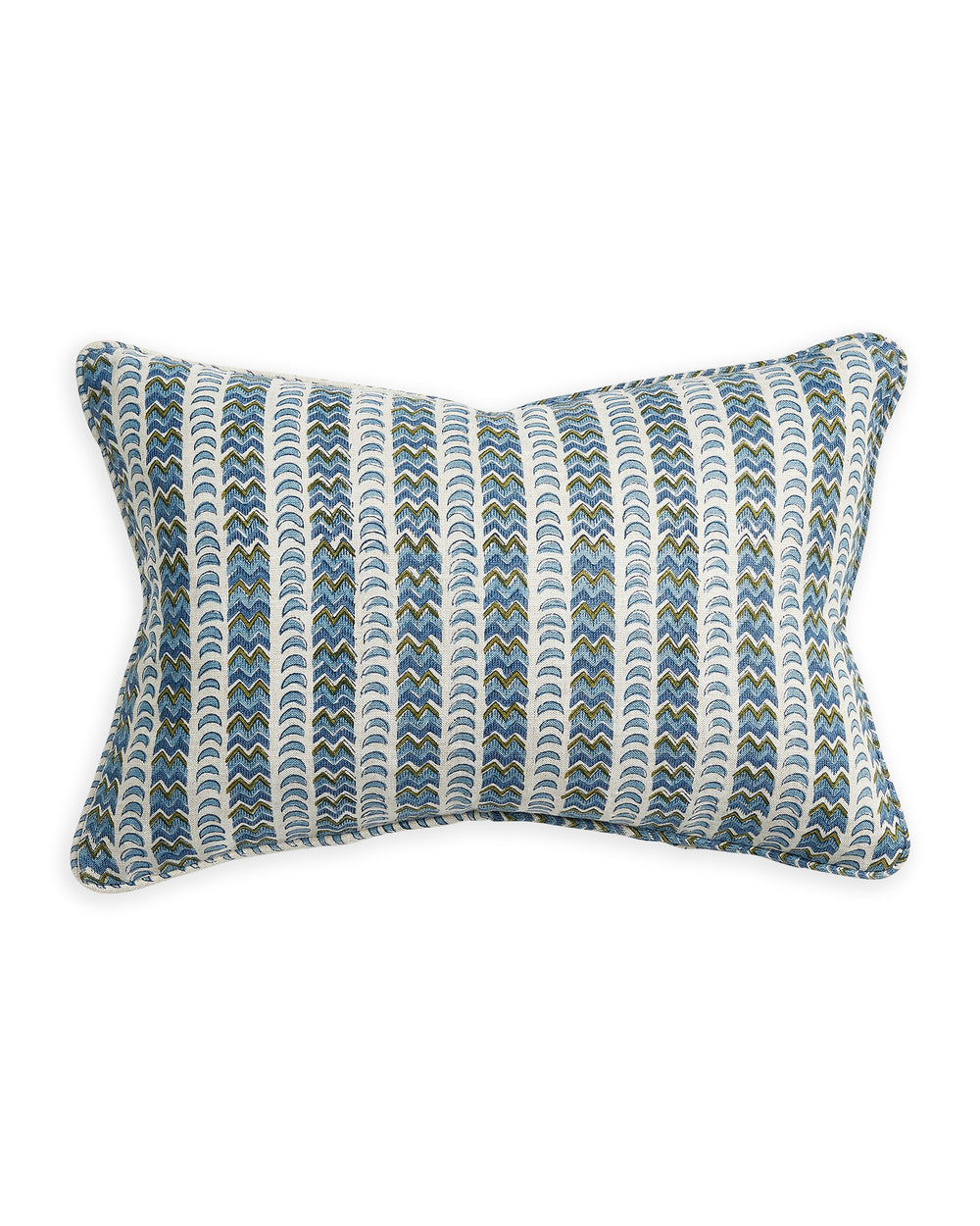 Rambagh Moss Azure Pillow