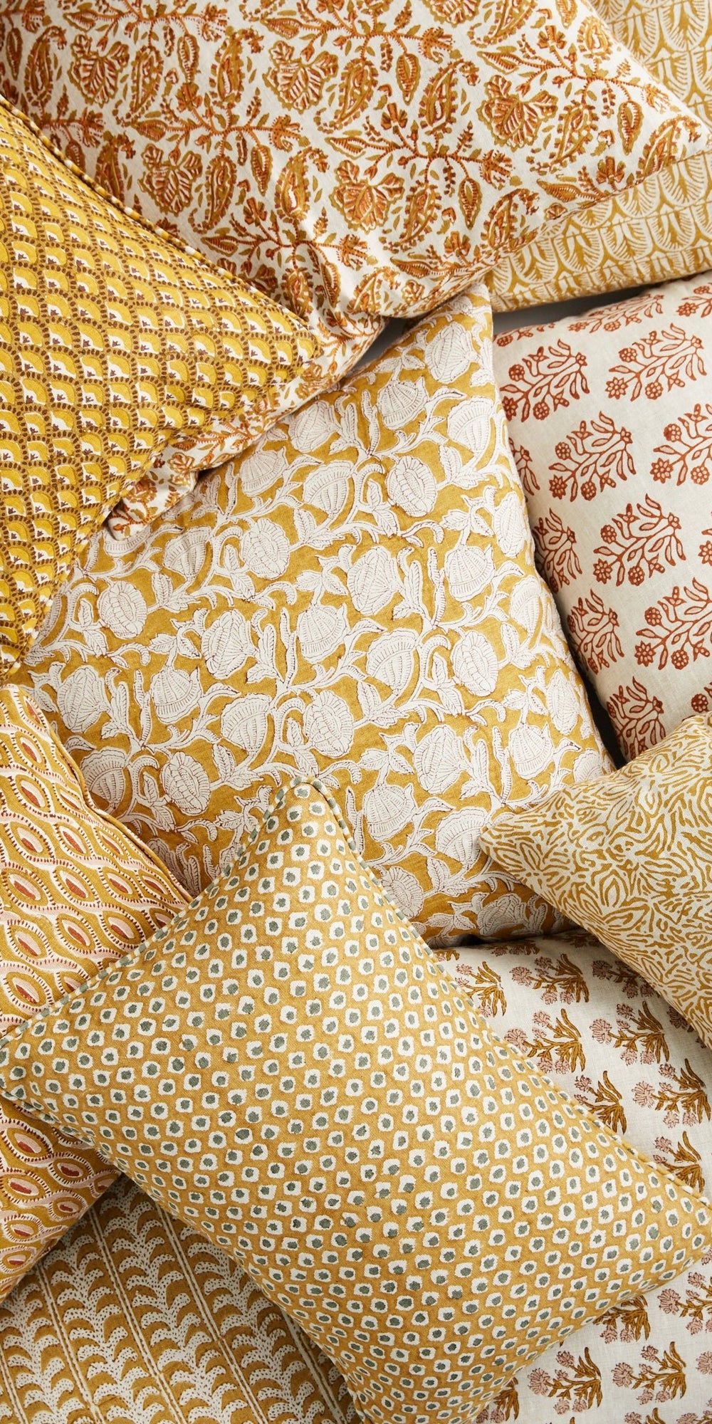 Marbella Saffron Pillowcase