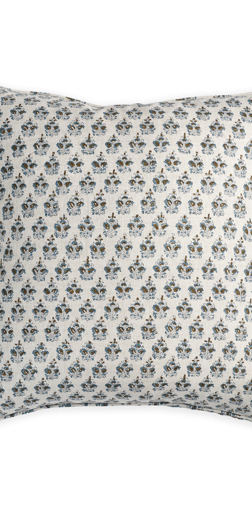 Sanganer Tobacco Pillowcase in - Cushions - Walter G Australia