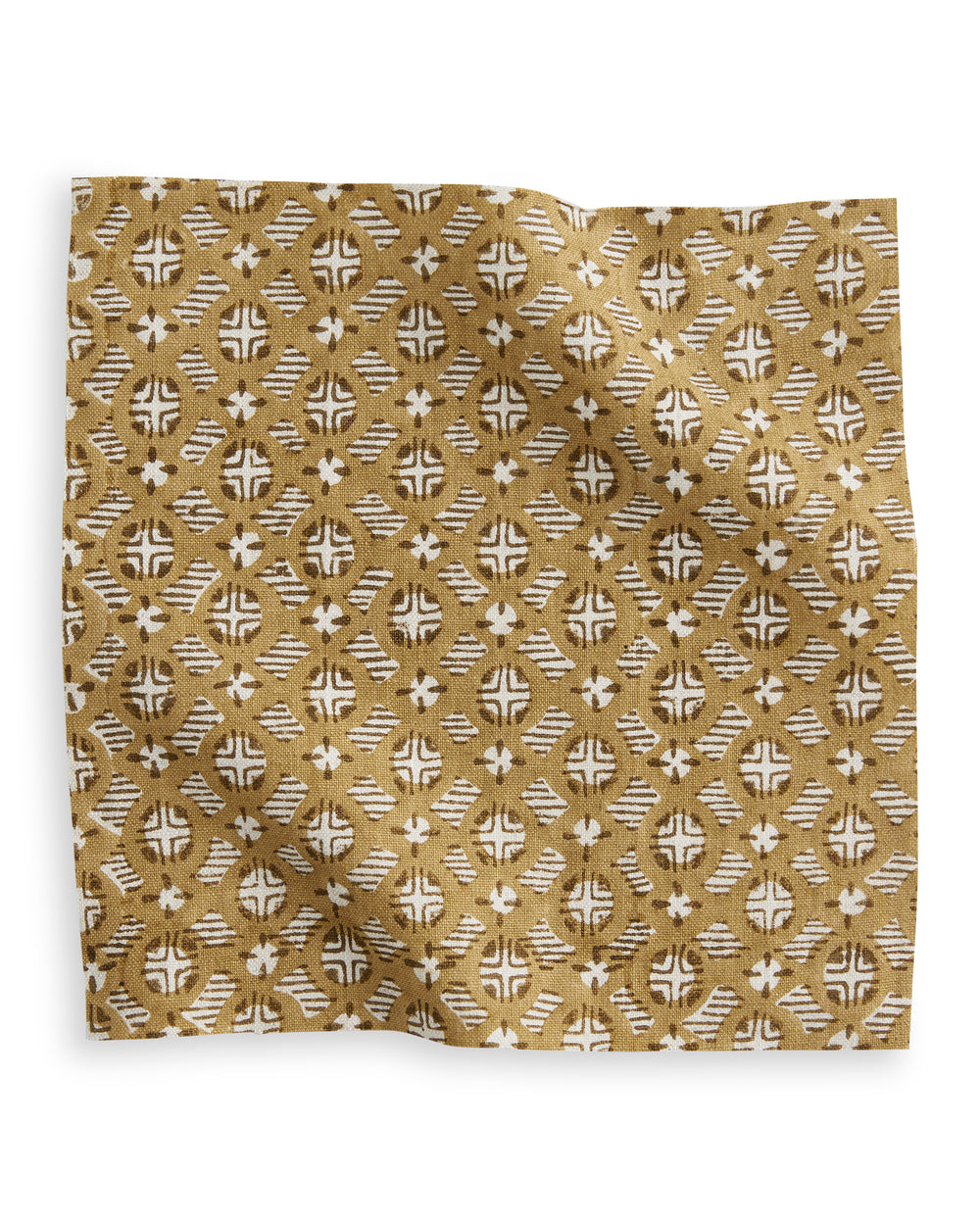 Shijo Saffron linen swatch