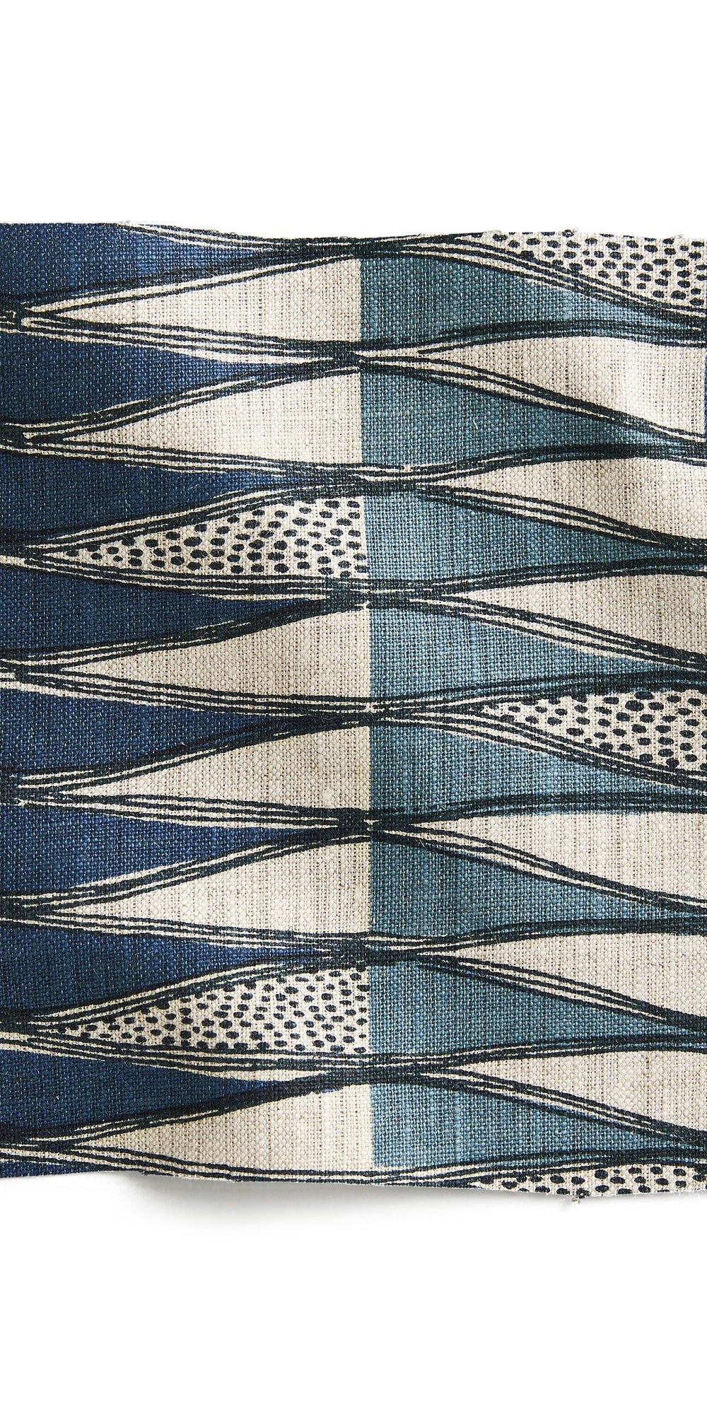 Tangier Denim linen swatch in - Swatches - Walter G Australia