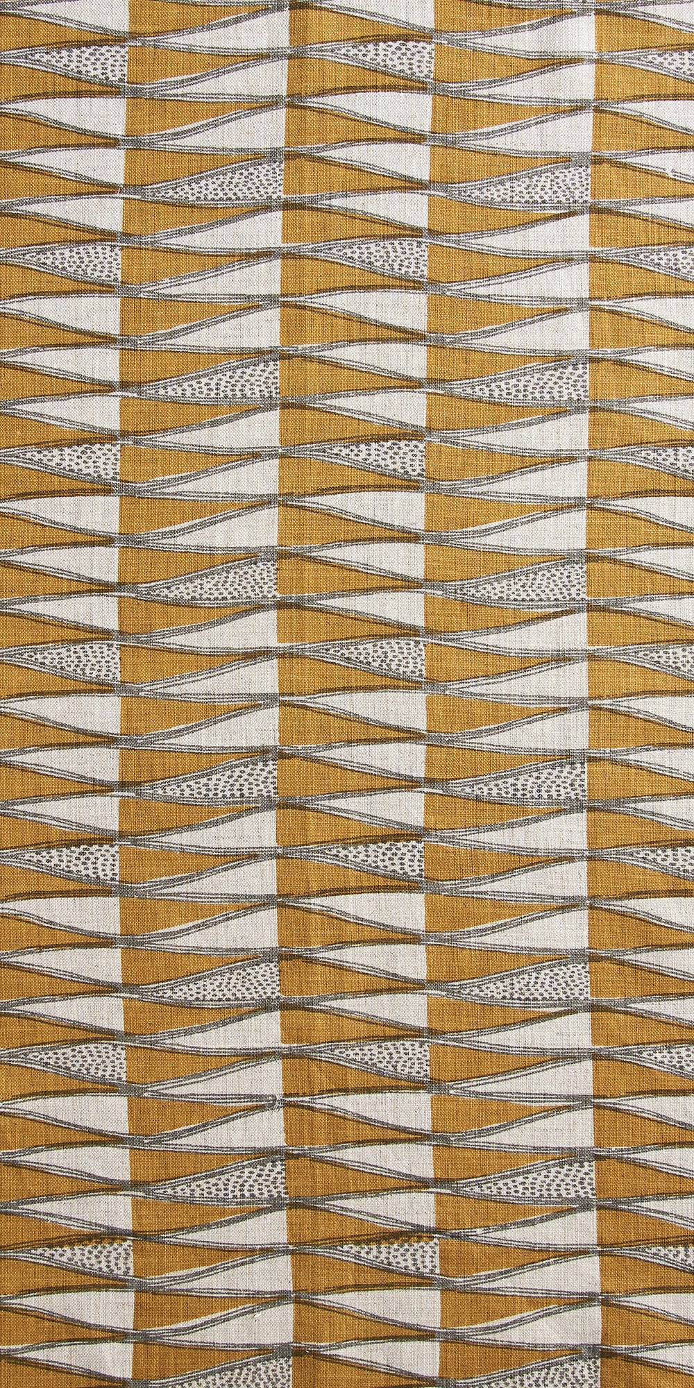 Tangier Saffron Linen in - Fabric - Walter G Australia