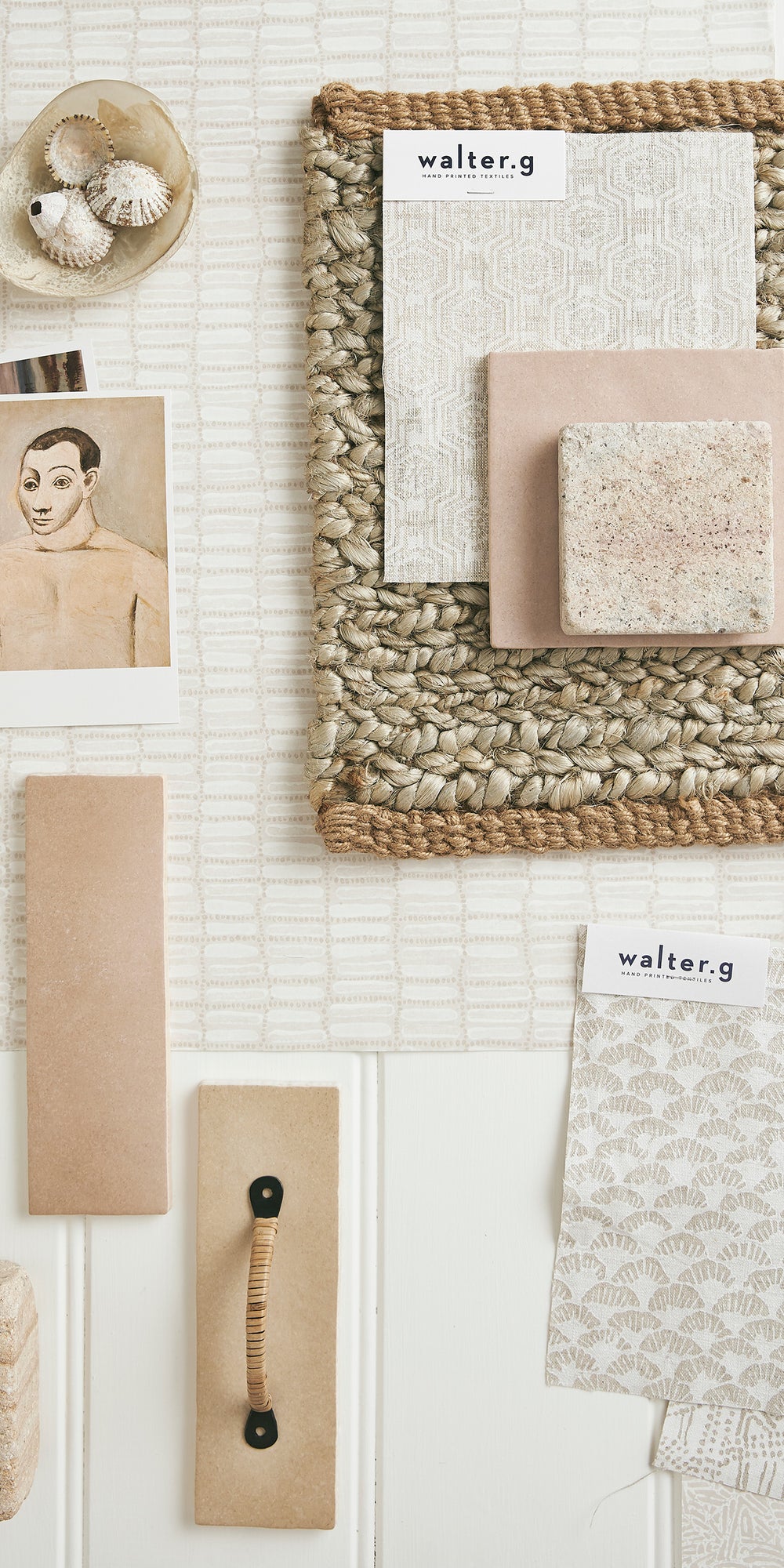 Sensu Chalk Linen in - Fabric - Walter G Australia