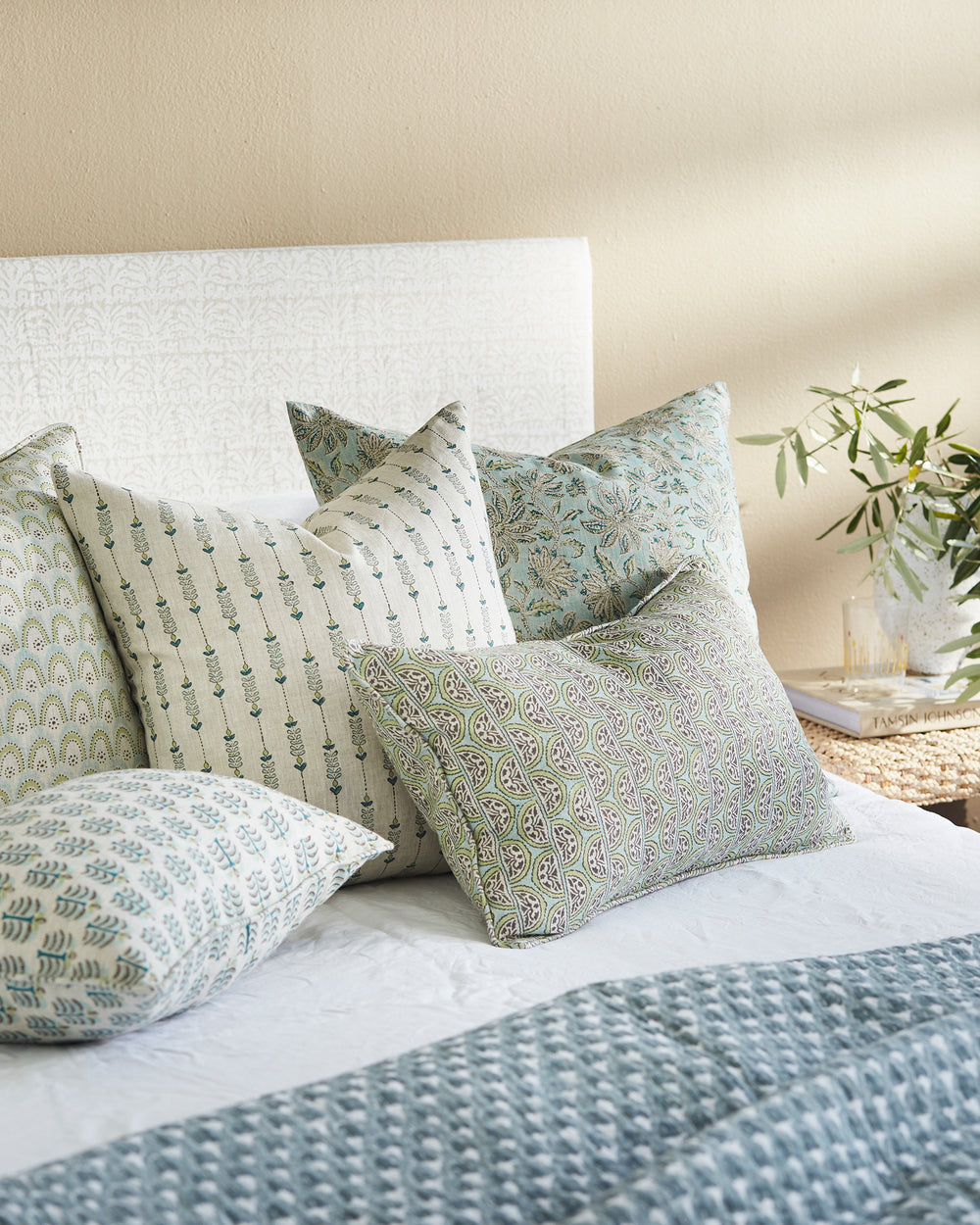 Geneva Wasabi Pillowcase in - Cushions - Walter G Australia