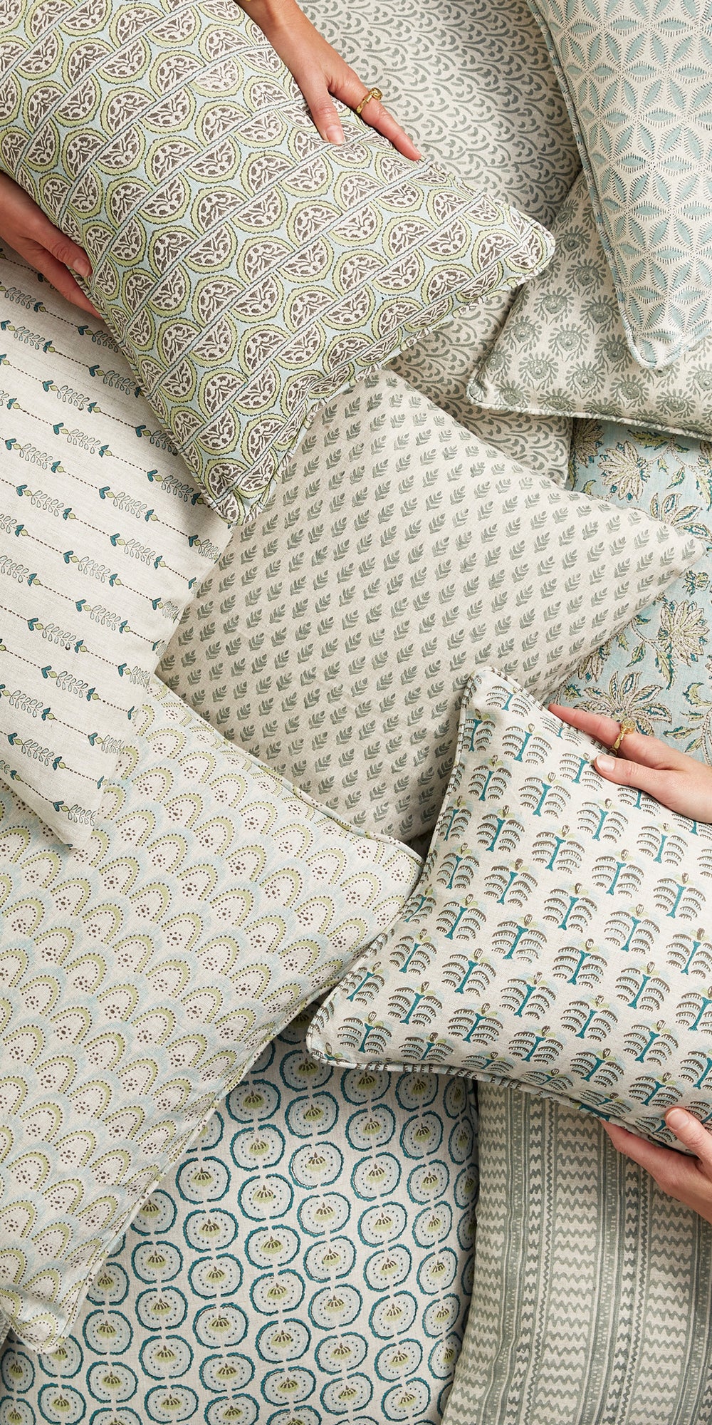 Geneva Wasabi Pillowcase in - Cushions - Walter G Australia